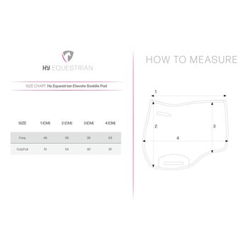 Hy Equestrian Elevate Saddle Pad - Pony alternative