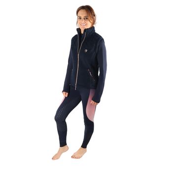 Hy Equestrian Elevate Teddy Fleece Gilet - Navy alternative