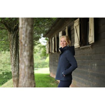 Hy Equestrian Elevate Waterproof Jacket - Navy alternative
