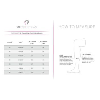 Hy Equestrian Eren Riding Boot - Black/Pink alternative