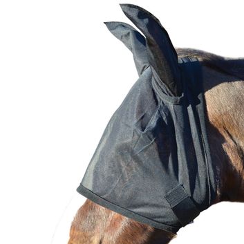 Hy Equestrian Fly Mask with Ears - Black alternative