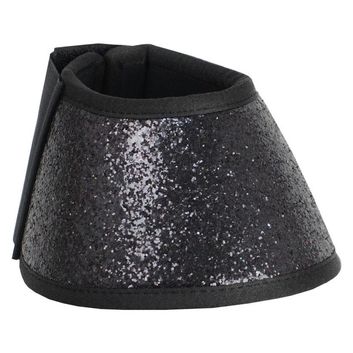 Hy Equestrian Glitter Over Reach Boots - Black Glitter alternative