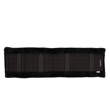 Hy Equestrian GP Fleece Girth Cover - Black/Black