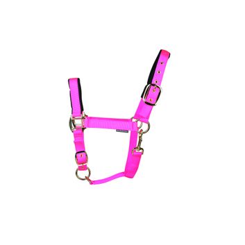 Hy Equestrian Grand Prix Head Collar - Hot Pink alternative
