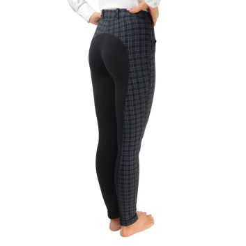 Hy Equestrian Harby Ladies Jodhpurs - Navy Check alternative