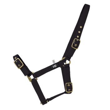 Hy Equestrian Holly Fully Adjustable Head Collar - Black alternative