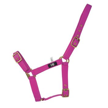 Hy Equestrian Holly Fully Adjustable Head Collar - Fuchsia alternative