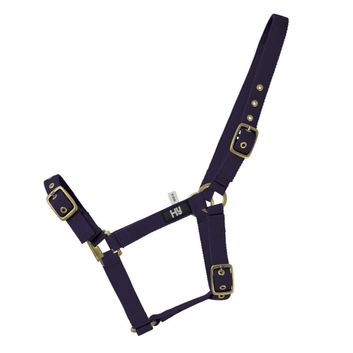 Hy Equestrian Holly Fully Adjustable Head Collar - Navy