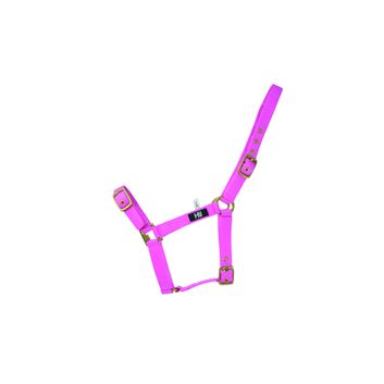 Hy Equestrian Holly Fully Adjustable Head Collar - Pink