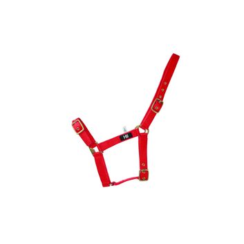 Hy Equestrian Holly Fully Adjustable Head Collar - Red
