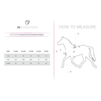 Hy Equestrian Hunting Breastplate - Black alternative