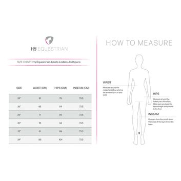 Hy Equestrian Keats Ladies Jodhpurs - Navy alternative