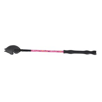 Hy Equestrian Little Rider's Whip - Pink/Silver/Yellow, White &amp; Black Horses