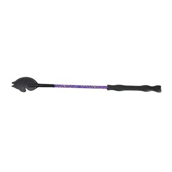 Hy Equestrian Little Rider's Whip - Purple/Silver/Yellow, Pink &amp; Black Horses