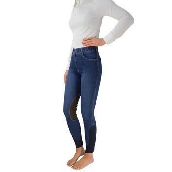 Hy Equestrian Lucinda Denim Breeches - Navy Denim