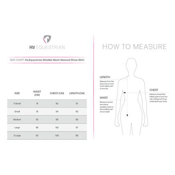 Hy Equestrian Maddie Mesh Sleeved Show Shirt - Grey alternative