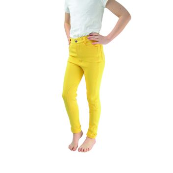 Hy Equestrian Melton Children's Jodhpurs - Canary