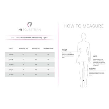 Hy Equestrian Melton Flex Riding Tights - Dark Navy alternative