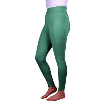 Hy Equestrian Melton Flex Riding Tights - Dove Blue