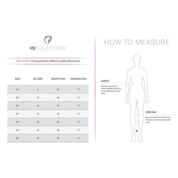 Hy Equestrian Melton Ladies Jodhpurs - Navy alternative