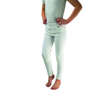 Hy Equestrian Milligan Children's Jodhpurs - White