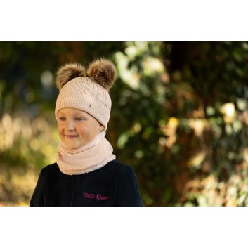 Hy Equestrian Morzine Children's Snood - Blush alternative