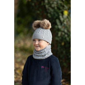 Hy Equestrian Morzine Children's Snood - Grey alternative
