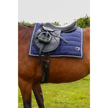 Hy Equestrian Mystic Comfort Pad - Navy/Rainbow Dust