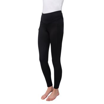 Hy Equestrian OsloPro Softshell Riding Tights - Black