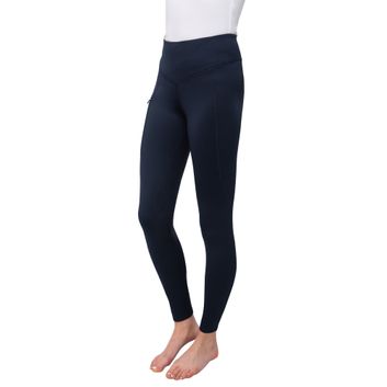 Hy Equestrian OsloPro Softshell Riding Tights - Navy