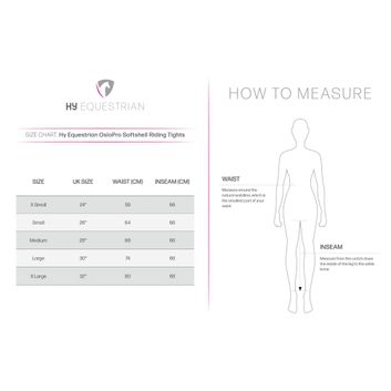 Hy Equestrian OsloPro Softshell Riding Tights - Navy alternative