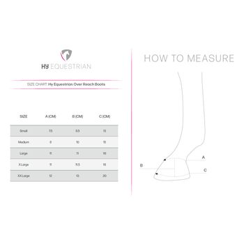 Hy Equestrian Over Reach Boots - Purple alternative