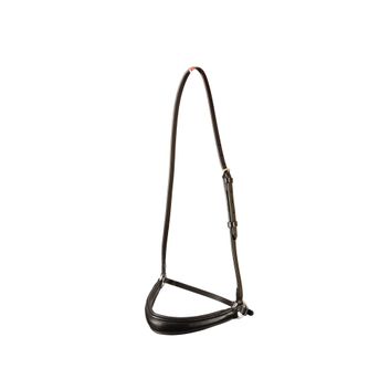 Hy Equestrian Padded Drop Noseband - Brown