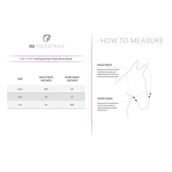 Hy Equestrian Plain Noseband - Brown alternative