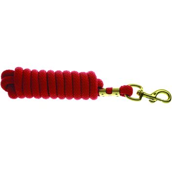 Hy Equestrian Plaited Lead Rope - Red