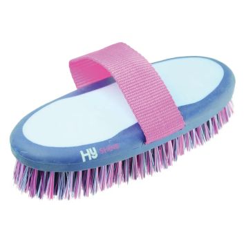Hy Equestrian Pro Groom Sponge Brush - Blue/Light Blue