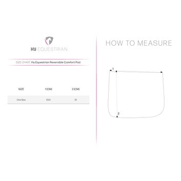 Hy Equestrian Reversible Comfort Pad - Fuchsia alternative