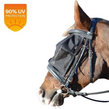 Hy Equestrian Riding Fly Mask - Black