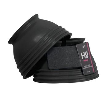 Hy Equestrian Ringed Over Reach Boots - Black alternative