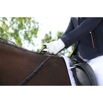Hy Equestrian Roka Royal Show Jacket - Navy with Rose Gold Diamantes alternative