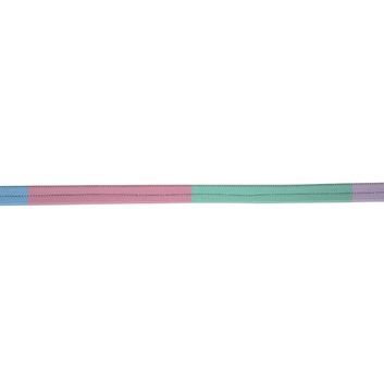 Hy Equestrian Rubber Covered Training Reins - Lilac/Ice Mint/Baby Pink/Baby Blue