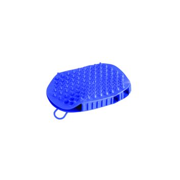 Hy Equestrian Rubber Massage Mitt - Blue