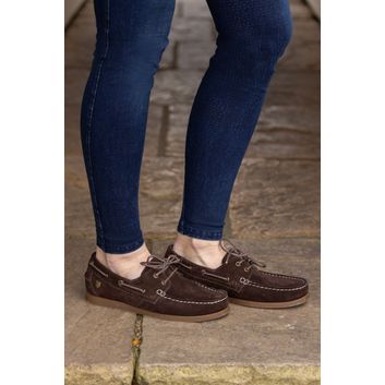 Hy Equestrian Savona Deck Shoes Chocolate alternative