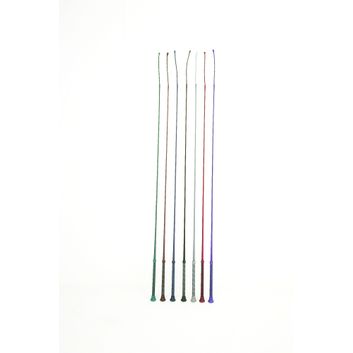 Hy Equestrian Schooling Whip Spiral Sure Grip Handle - Navy alternative
