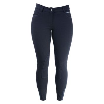 Hy Equestrian Signature Breeches - Marine Blue/Teal alternative