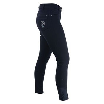 Hy Equestrian Signature Breeches - Marine Blue/Teal