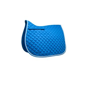 Hy Equestrian Splendid Showjump Saddle Pad - Blue/White