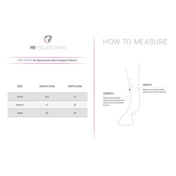 Hy Equestrian Sport Support Boots - Black alternative