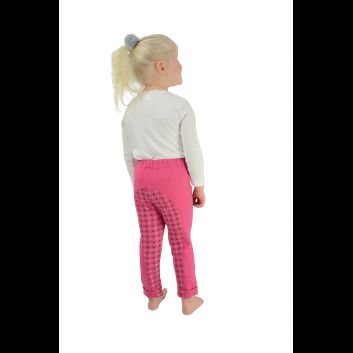 Hy Equestrian Star Tots Jodhpurs - Pink/Grey &amp; Silver Stars alternative