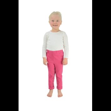 Hy Equestrian Star Tots Jodhpurs - Pink/Grey &amp; Silver Stars
